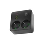 Modi elosztó fekete 2x230v + 2x usb-a 1x usb-c