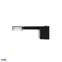 LED Falilámpa KEIRA 8W 4000K 40cm IP44 fekete Bemko
