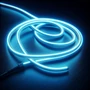 LED szalag neon flex jég kék, 5m, IP65,12V DC, 6W/fm, 300lm/m, 120LED/m, SMD2835