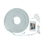LED szalag neon flex RGB szett távirányítóval tápegységgel 5m IP65,12V DC 4,8W/m 300lm/m 120LED/m SMD2835