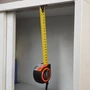 Mérőszalag 5m x 25mm, mágneses véggel, gumírozott házas, Stilo