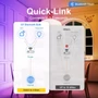 LED Bluetooth Mesh MR16, 5W RGB  300LM izzó Smart Home Wifi izzó, 6 db-os csomag