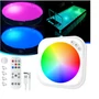 Led akkumulátoros medence lámpa RGB mágneses újratölthető távirányítós