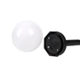 LED napelemes lámpa, leszúrható kerti labda, 20 cm	