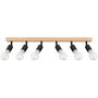 Fali lámpa E27 LED Eos mozgatható x6 fekete + WD	