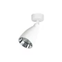 Fali lámpa gu10 led helis mozgatható x1 fehér + króm