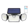 Napelemes LED reflektor 226xSMD PIR távirányítóval	