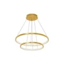 Lynx led csillár 40/60cm 64w arany