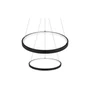 Lynx LED csillár 40/60cm 64W fekete
