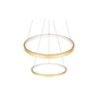 Lynx LED csillár 40/60cm 64W arany