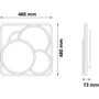 Avide Design Mennyezeti Lámpa Brees – 90 W LED, RF távirányítóval