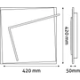 Avide Design Mennyezeti Lámpa Malakai – 44 W LED, RF távirányítóval