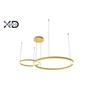 Mundo LED csillár arany 40/60cm 36W 3CCT távirányítóval