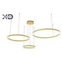 Mundo LED csillár arany 40/60/80cm 72W távirányítóval