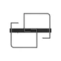 Moris LED csillár 62x50x6cm 29W fekete 3CCT DIP