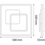 Avide Design Mennyezeti Lámpa Koa 90W RF Távirányítóval