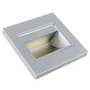 LED LÉPCSŐ VILÁGÍTÁS EZÜST 230V 1,5W TERMÉSZETES FEHÉR BESZERELŐ DOBOZZAL