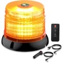 Vezeték nélküli 72 LED figyelmeztető villogó fény – távvezérlő, mágneses alj, USB és szivargyújtó táplálás