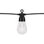 LED fényfüzér 24V 6,5m 10x LED 2700K könnycsepp alakú