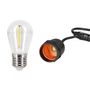 LED girland 230V 10m 10x E27 2700K