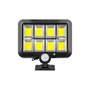 Napelemes LED reflektor IP44 8xCOB mozgásérzékelő