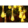 Napelemes LED girland 40 led 785cm könnycsepp alakú