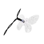 Napelemes LED girland 20 LED 580cm pillangó