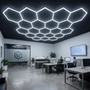 Hexagon LED lámpa 14L 570W 523x301cm szett 6500K
