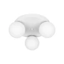 Fali lámpa E27 LED Bali-12 29cm x3-1 fehér+arany