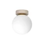Fali lámpa E27 LED Bali-15 15cm x1 bézs+arany
