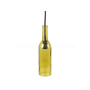 Kép 1/2 - Palack üveg csillár (E14) - sárga színű bura