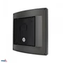 LED fali világítás 20W 4000K 1470lm IP65 243x243x73mm grafit
