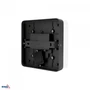 LED fali világítás 8W 4000K 680 lm IP65 151x151x50mm grafit