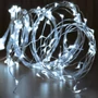 Micro LED-es fényfüzér-köteg,  10 füzér / 20 LED, hidegfehér, kültéri kivitel ML 200/WH