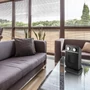 Home KF 29 álló elektromos kerámia fűtőtest, 900W/1800W, oszcillálás,  mechanikus termosztát, fekete FK 29
