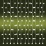LED-es fényfüggöny, kültéri kivitel, 2 m x 1 m, 21 füzér, 210 db hidegfehér LED KAF 210LC