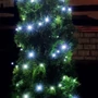 LED-es fényfüzér, 500 LED, hidegfehér, állófényű, kültéri KKL 500C/WH