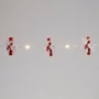 LED-es elemes fényfüzér, 20 LED, csipeszekkel ML 22/WW