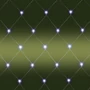LED- es kültéri háló, 160 db hidegfehér LED, 2 x 1.5 m, zöld vezeték, 5 m tápvezeték KLN 160C/WH