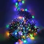 LED-es cluster fényfüzér, színes, 8pr, timer, távirányító LCS 768/M