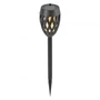 Home MX 200 napelemes kerti fáklya, 12 LED, automatikus, napelem és töltő, időjárásálló MX 200