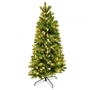 Műfenyő, fél-fa, beépített LED világítással, 150 cm magas KMF 7/150