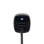 SAL SAU 24MU autós USB töltő 2in1, 2 készülék, USB, microUSB, 2,4 A összesen SAU 24MU
