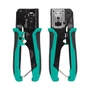 Home CP-342 UTP-RJ45-8P8C gyorskrimpelő fogó, nyitott végű dugókhoz, biztonsági zár, gyors CP-342