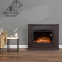 Home FKKF 02 + FKKI 03 KIT FKK Milano beépíthető elektromos látványkandalló kerettel, bükk FKK MILANO