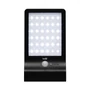 Home FLP300SOLAR napelemes LED reflektor, 300 lm, PIR mozgásérzékelő, 120° 5m, 36 db hidegfehér SMD LED, energiatakarékos, műanyag, IP44 FLP300SOLAR
