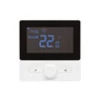 Home THE25B digitális termosztát, falra szerelhető, programozható, ablaknyitás-érzékelés, fagyvédelmi funkció, fekete THE25B