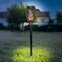 Home MX301 napelemes kerti fáklya, 12 db sárga SMD LED, fáklyaláng effektus, műanyag, 110 g, 12 db/display MX301