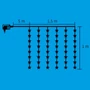 LED-es csillag fényfüggöny KAF 48L