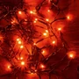 LED-es beltéri fényfüzér, piros, 100 LED